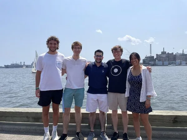 The group at the Inner Harbor