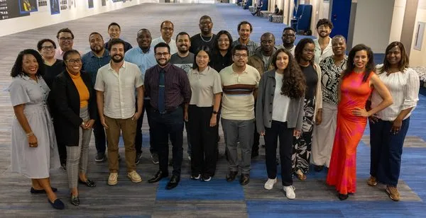 The MGB-SIAM Early Career Fellows at their luncheon, SIAM Annual Meeting, Cleveland, July 8, 2026